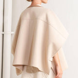 TIMELESS ELEGANCE WOVEN FELT CAPELET