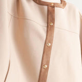 TIMELESS ELEGANCE WOVEN FELT CAPELET