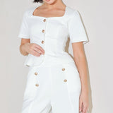 MINIMAL PRESTIGE WOVEN TOP