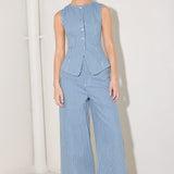 PINSTRIPE PRESTIGE WOVEN VEST