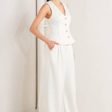 PURE ELEGANCE WOVEN VEST