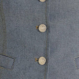 CONFIDENTLY COOL TAILORED WOVEN VEST