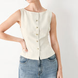 MODERN MINIMAL WOVEN VEST