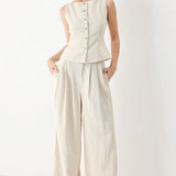 MODERN MINIMAL WOVEN VEST