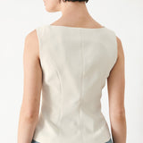 MODERN MINIMAL WOVEN VEST