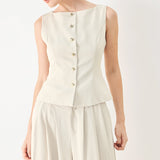 MODERN MINIMAL WOVEN VEST