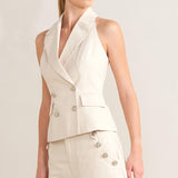 RUNWAY TAILORED WOVEN VEST