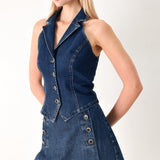 RUN THE CITY DENIM VEST