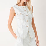 BETTER TOGETHER WOVEN VEST