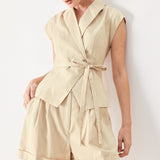 DESERT MINIMAL WOVEN VEST