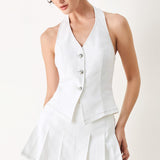 CHAMPAGNE CLUB WOVEN VEST