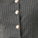 MODERN PINSTRIPE WOVEN VEST