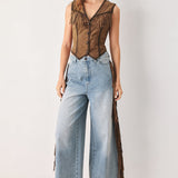 NASHVILLE SIDE FAUX SUEDE VEST