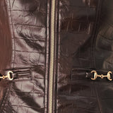 WILD AT HEART EMBOSSED FAUX LEATHER VEST