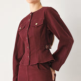 MERLOT RIDGE WOVEN JACKET