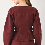 MERLOT RIDGE WOVEN JACKET
