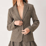 TWEED ACADEMY WOVEN BLAZER