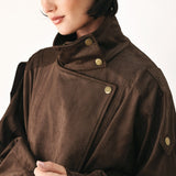 DOWNTOWN DARLING FAUX LEATHER BOMBER JACKET