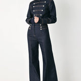 MIDNIGHT COMMANDER DENIM MILITARY JACKET