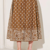 THE MORE THE MERRIER WOVEN FULL MIDI SKIRT
