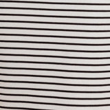 WINDING PATH STRIPED WOVEN SKIRT