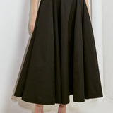ROUGE ALLURE WOVEN FULL MIDI SKIRT
