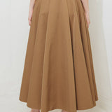 ROUGE ALLURE WOVEN FULL MIDI SKIRT