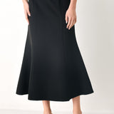 EVERYDAY PERFECTION WOVEN MIDI SKIRT