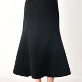 EVERYDAY PERFECTION WOVEN MIDI SKIRT