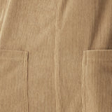 CARAMEL SLOUCHY CORDUROY JUMPSUIT