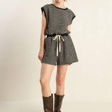 SUNSET COVE STRIP ROMPER