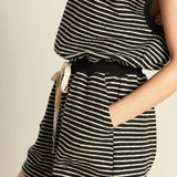 SUNSET COVE STRIP ROMPER