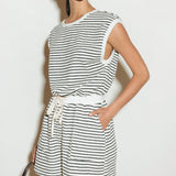 SUNSET COVE STRIP ROMPER