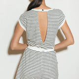 SUNSET COVE STRIP ROMPER