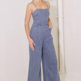 BEGIN AGAIN BLUE DENIM JUMPSUIT