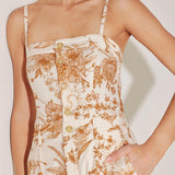 TUSCAN BOTANICA WOVEN JUMPSUIT