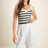 CITY STROLLS WOVEN BERMUDA SHORTS