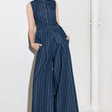 HOLD JOY IN INDIGO WOVEN PANTS