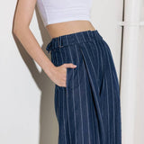 HOLD JOY IN INDIGO WOVEN PANTS