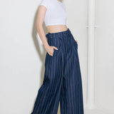HOLD JOY IN INDIGO WOVEN PANTS