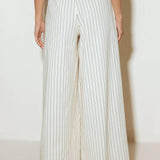 COFFEE RUN STRIPED WOVEN PANTS