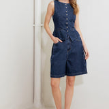 COFFEE PETAL DENIM SHORT