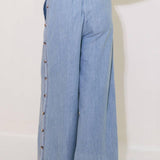 RIVERSIDE SIPS LIGHT INDIGO CHAMBRAY PANTS