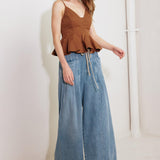 CALM & COLLECTED BLUE DENIM PANTS