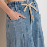 CALM & COLLECTED BLUE DENIM PANTS