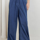 URBAN INDIGO FRENCH TERRY DENIM PANTS
