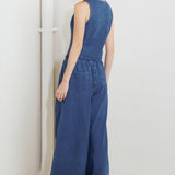 URBAN INDIGO FRENCH TERRY DENIM PANTS