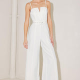 ARCTIC ELEGANCE WOVEN JUMPSUIT