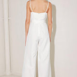 ARCTIC ELEGANCE WOVEN JUMPSUIT