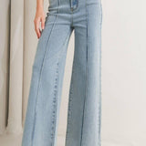 MODERN NEUTRAL DENIM PANTS